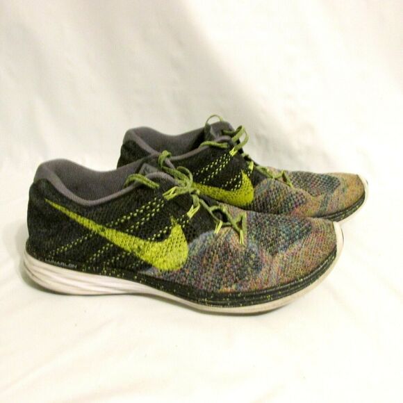 NIKE MENS FLYKNIT LUNAR 3 MULTI-COLOR RUNNING SHOES 718675 046 12.5 - Picture 4 of 12